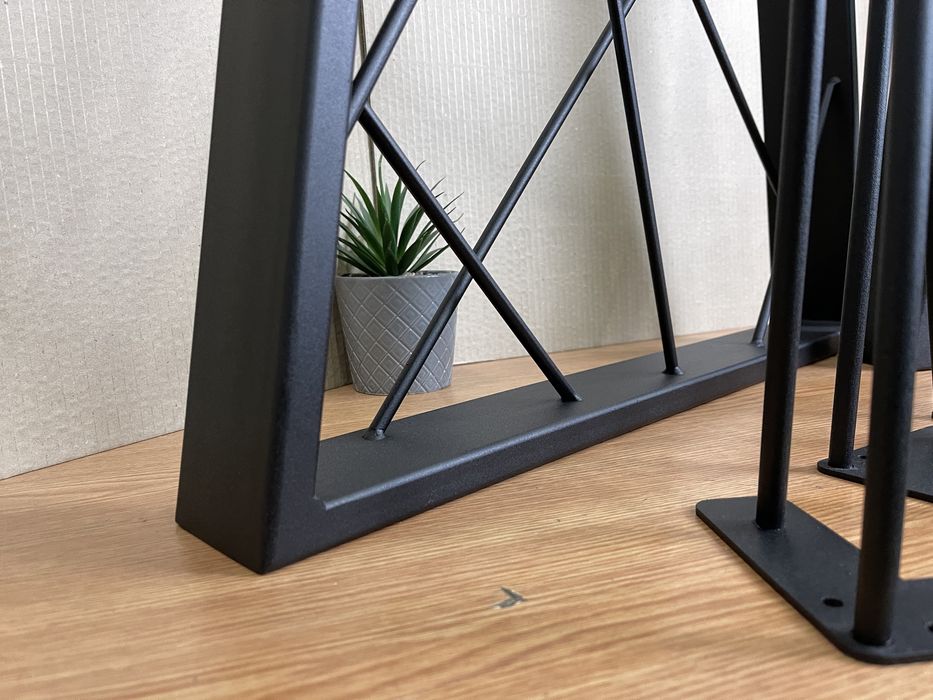 Set Picioare metalice Masa Spider web(dining, bucatarie, design)