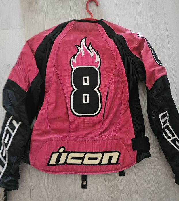 Geaca moto Icon XS-S textil de dama