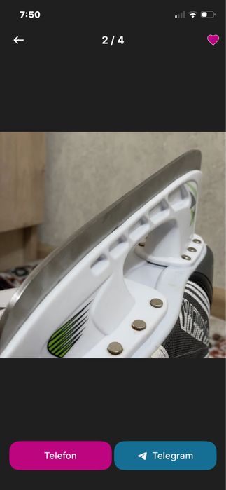 Muz maydonlarida uchish uchun professional konki