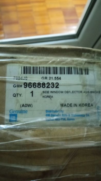Дефлекторы окон на Шевроле Спарк ,оригинал от GM