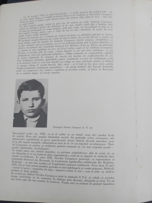 Omagiu tovarasului Ceausescu