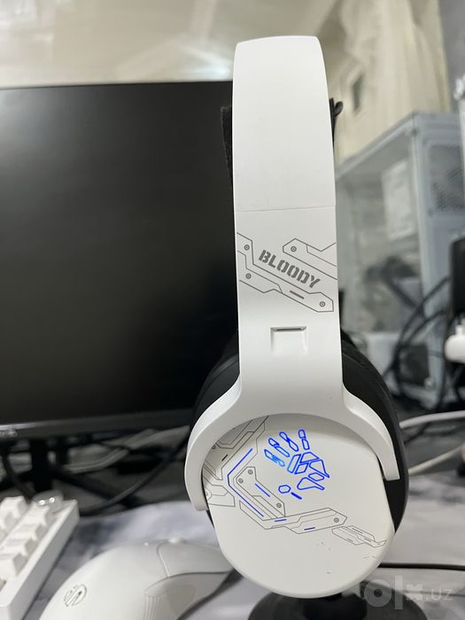 Игровые наушники Bloody GR370 - беспроводные, bluetooth, 2.4 GHz,3.5mm