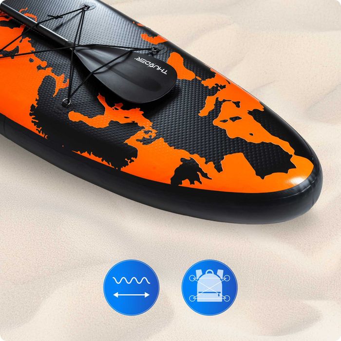 Placa Stand Up Paddle EARTH 365cm + Scaun Caiac (Noua, Sigilata)