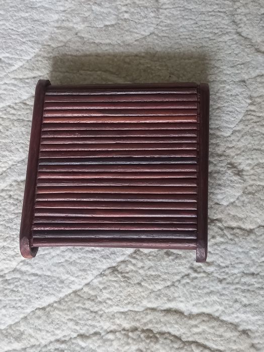 Кутия дървена - табакера за подарък, за цигари