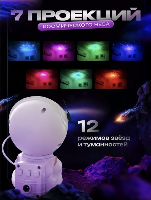 Детский ночник-проектор звездного неба