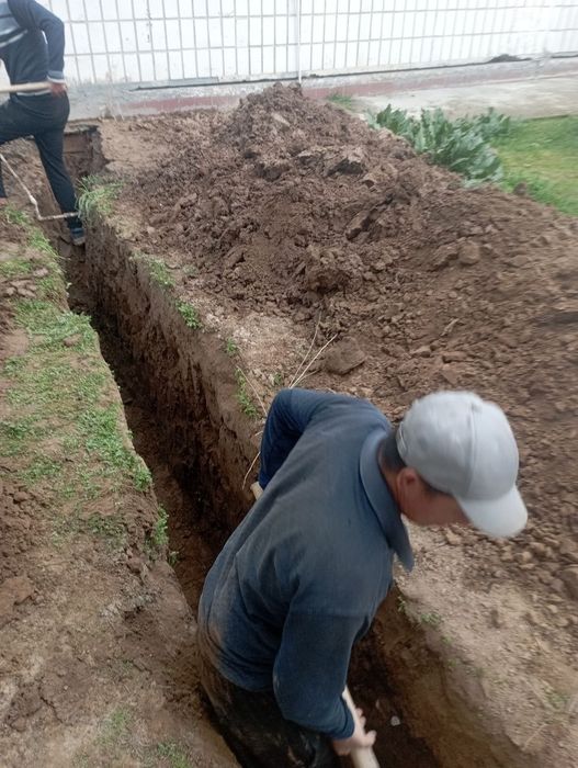 Kanalizatsiya qazish траншайа казиш yama o‘ra hizmati