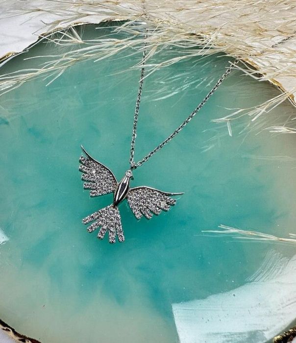 Сребърно колие Феникс проба 925