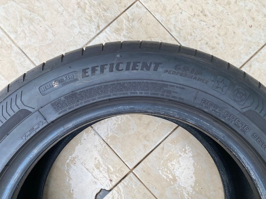 Гуми летни гума 205/60/16” GOODYEAR EFFICIENT,RunFlat