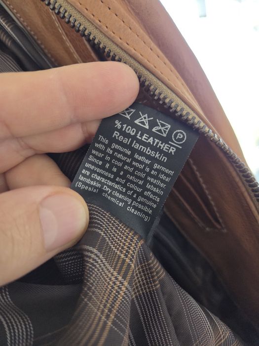 Geaca piele pt  barbati