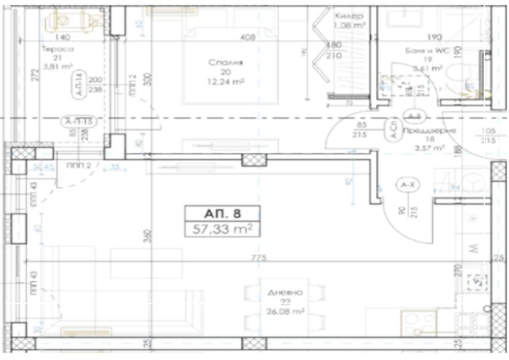 Продава се Двустаен апартамент в Пловдив, Беломорски - 63 кв.м за 1100 €/кв.м - Снимка #1