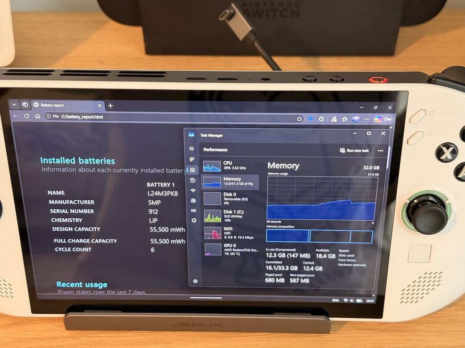 Lenovo Legion Go S, 32GB DDR5, 1TB SSD, EMAG
