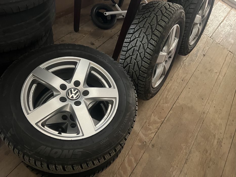 Jante aliaj Volkswagen R16 cauciucuri noi MS