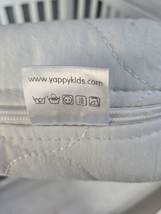 Patut YappyKids  Etude Gri cu saltea Yappy Latex si Cocos