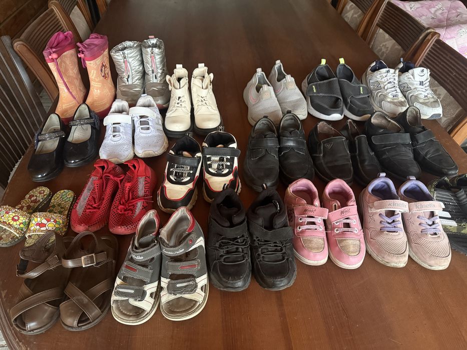 Детская обувь размеры всякие