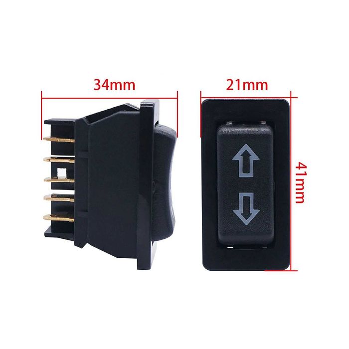 Buton comutator schimbare inversare sens polaritate inversa motor DC