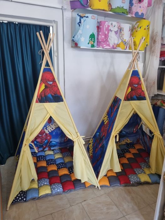Cort teepee pentru copii