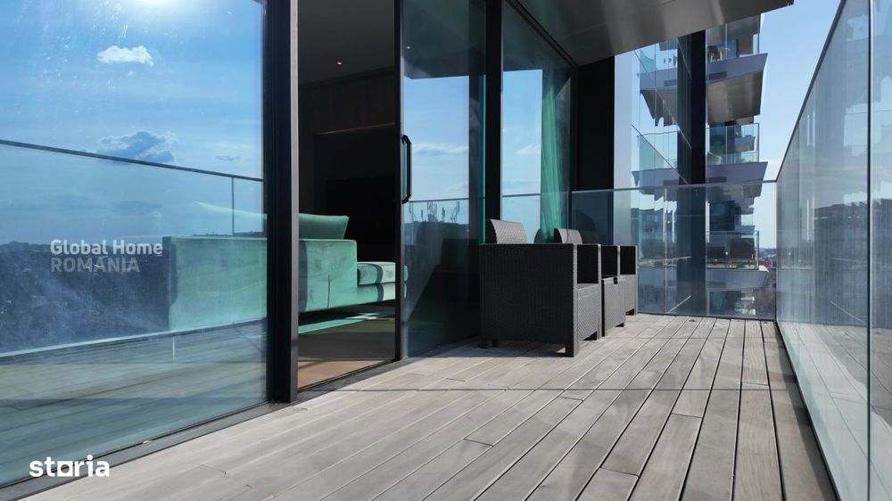 One Mircea Eliade - Floreasca | 4 Rooms + Terrace Open View | Lemon De