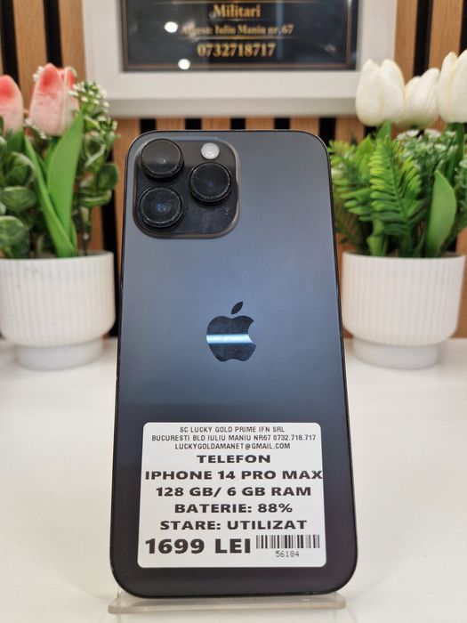 Iphone 14 Pro Max 128GB / 6GB RAM 88% Baterie Garantie! #56184