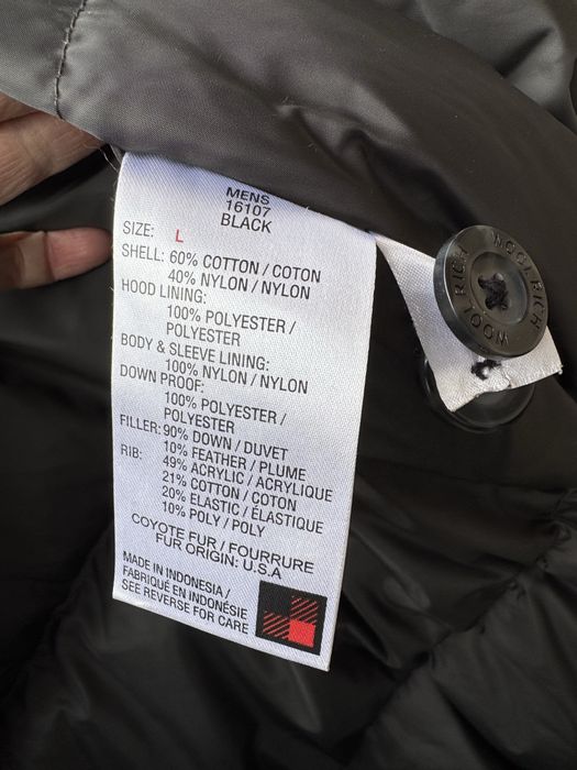 Woolrich parka puf si blana naturala