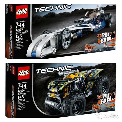 Продам вместе Lego Technic 42033 и 42034