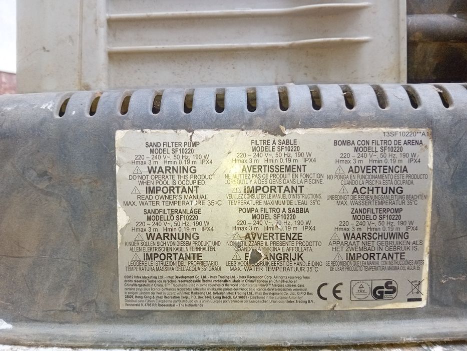 Продам насос фильтр для бассейна б,у