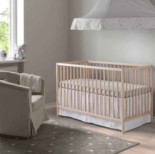 SNIGLAR бебешко креватче, 60x120 см, бук