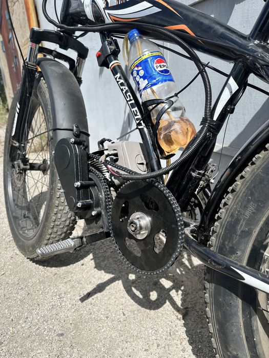 Продам кастом мопед из велосипеда