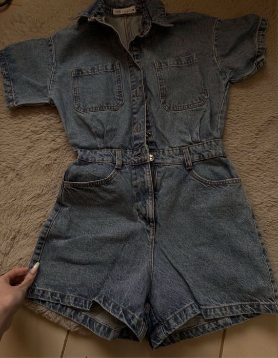 ZARA дънков гащеризон