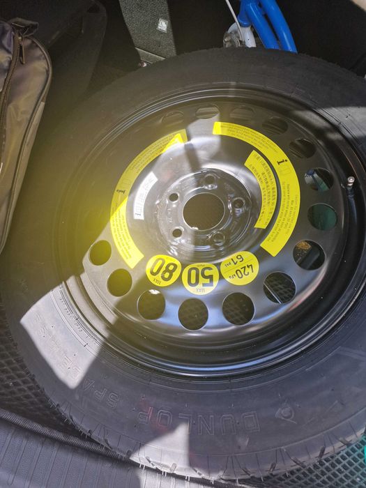 Нова резервна гума (патерица) Dunlop 17 цола – BMW, Audi, Mercedes, VW