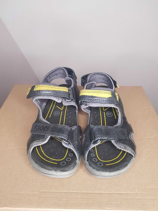 Нови детски сандали Ecco естествена кожа