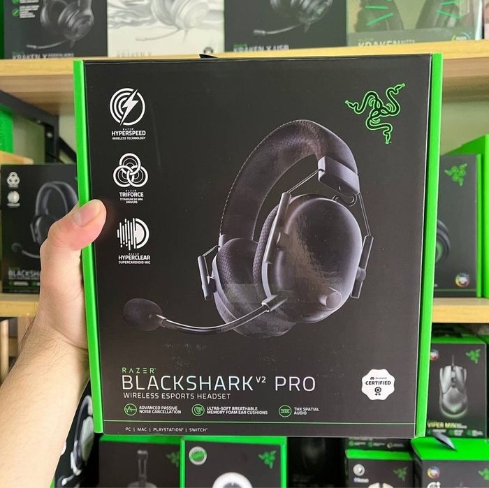 Razer blackshark v2 pro 2022 Black Беспроводные Наушники/Гарнитура