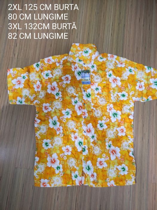 Camasa inflorata Hawaii M -3XL de vâscoza