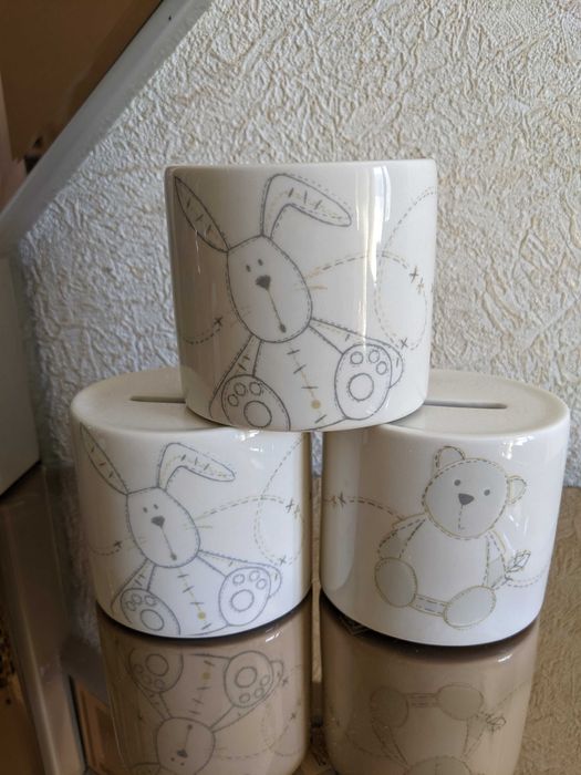 Копилка декоративная для детской комнаты керамика