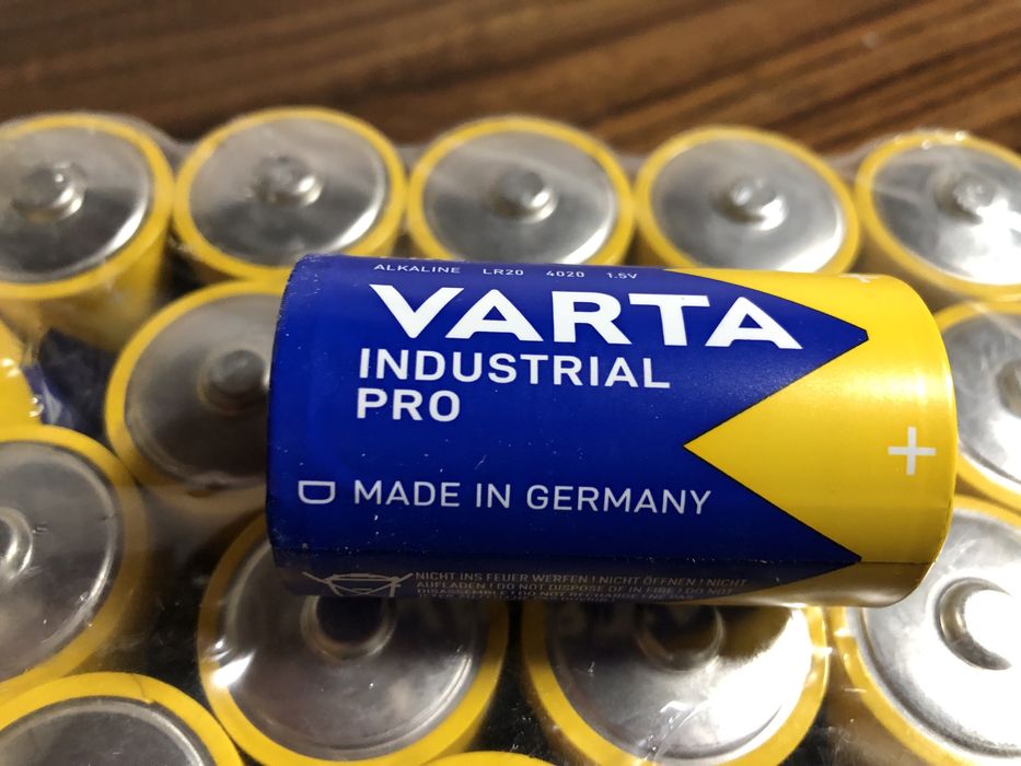 Алкални Батерии varta industrial LR20 1.5v 16500mAh