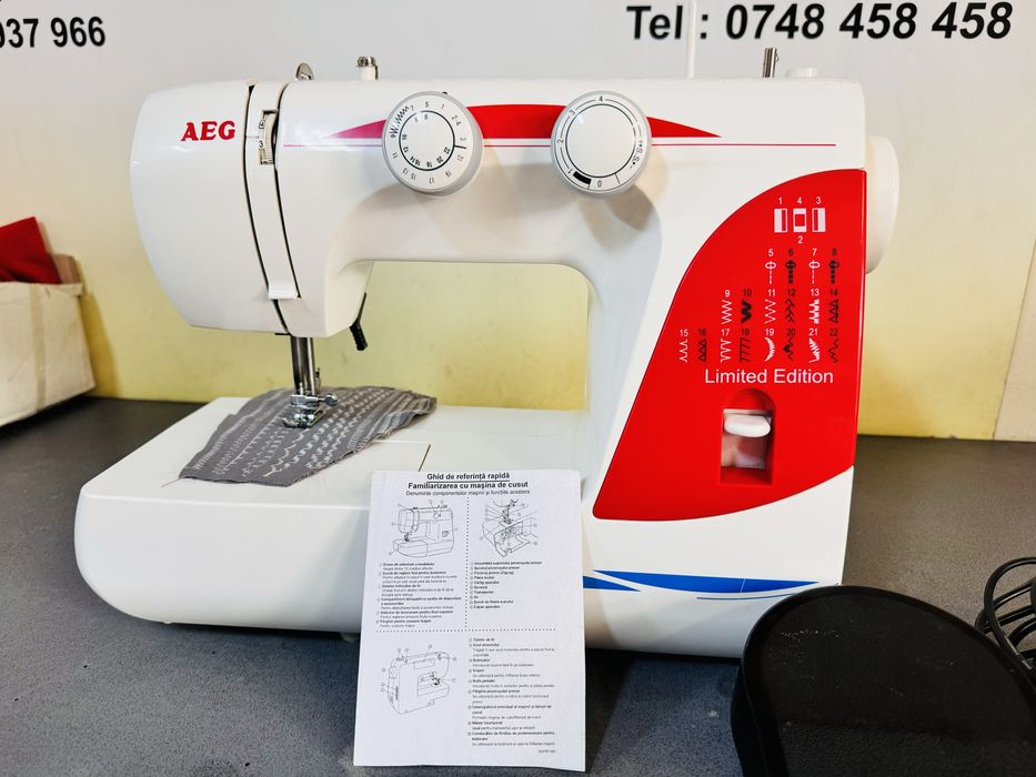 Masina de cusut electrica AEG model 124