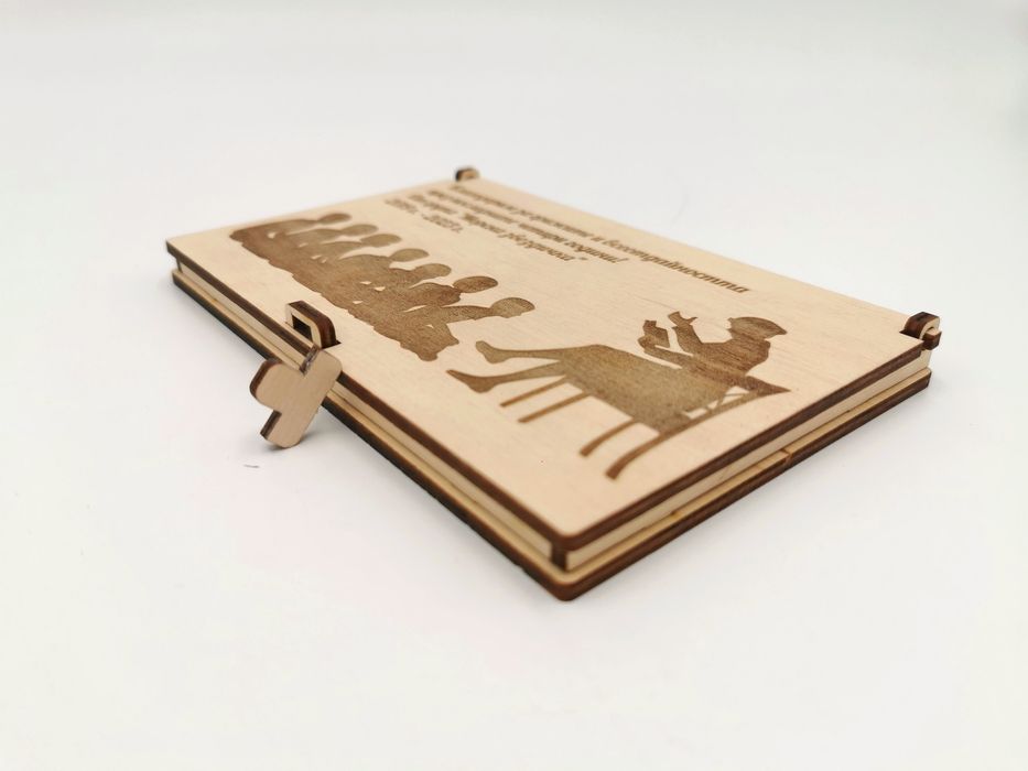 Дървен плик за пари, кутийка за пари