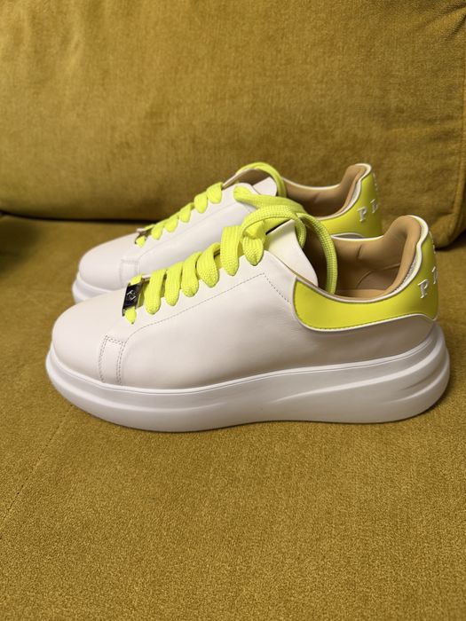 Philipp Plein Nappa Leather Low Top Sneakers