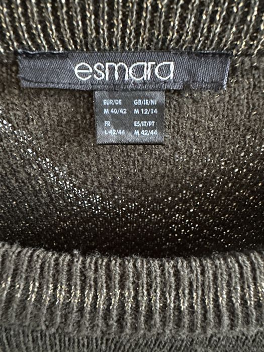 Bluza cardigan verde cu sclipici