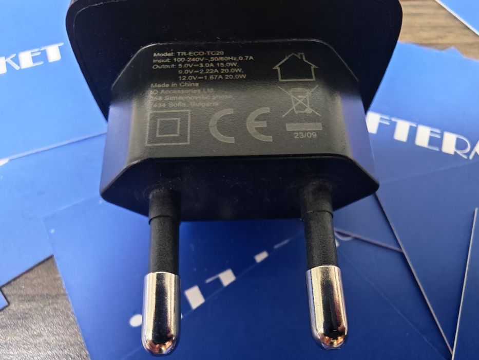 20W Зарядно устройство USB-C PD Black