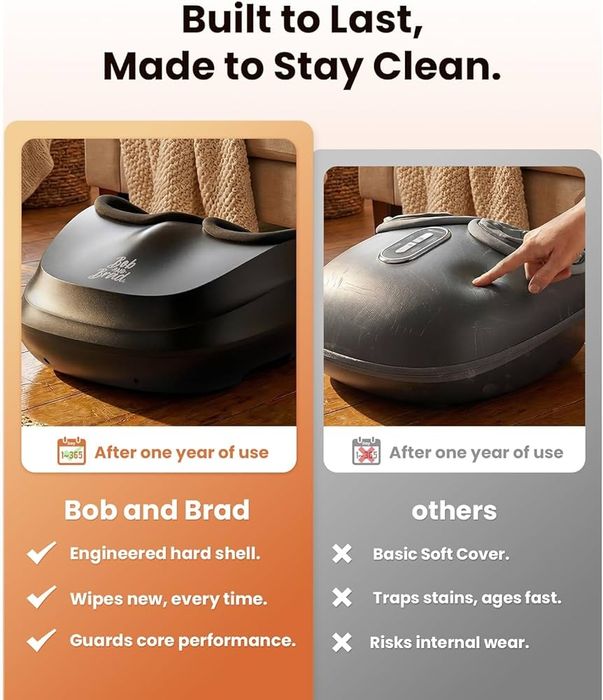 Електрически шиацу масажор за крака с въздушна компресия и загряване