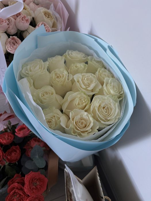 Цветы Роза 15 шт