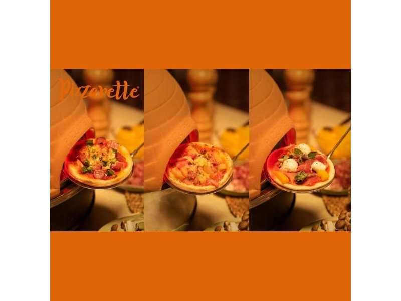 Фурна за Пица с Теракотен Капак Еmeriо Pizzarette PO-115984, 1200W