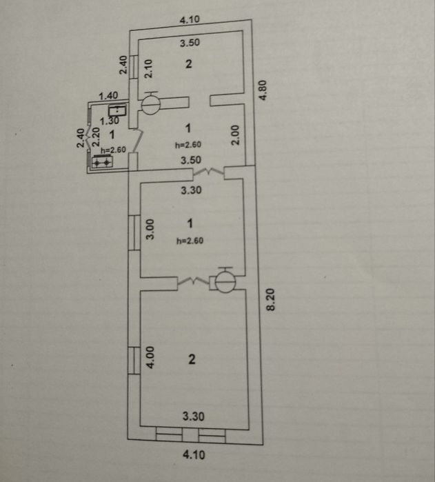 Yashnobod tumani Boku ko'chasi birinchi qatorda uy sotiladi.