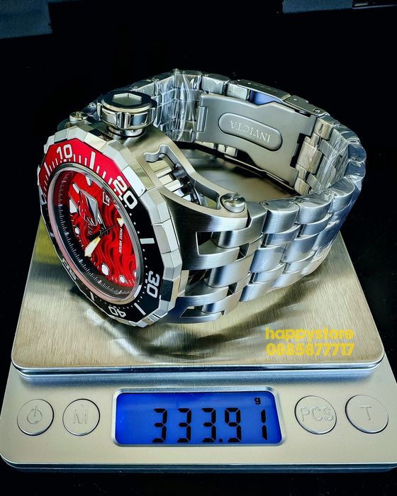 INVICTA Wave Red 52 mm, Инвикта нов ръчен часовник