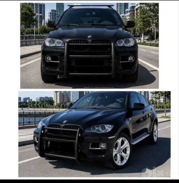 Защита бампера Bmw x5 е53 e70 x6 e71 72 Кенгурятни