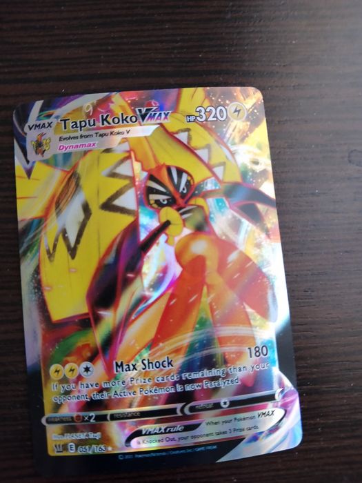 Карточки pokemon Vmax