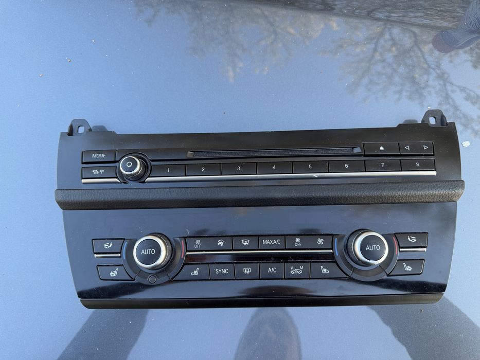 Panou clima dublu climatronic ventilatie scaune BMW F10 F11 facelift