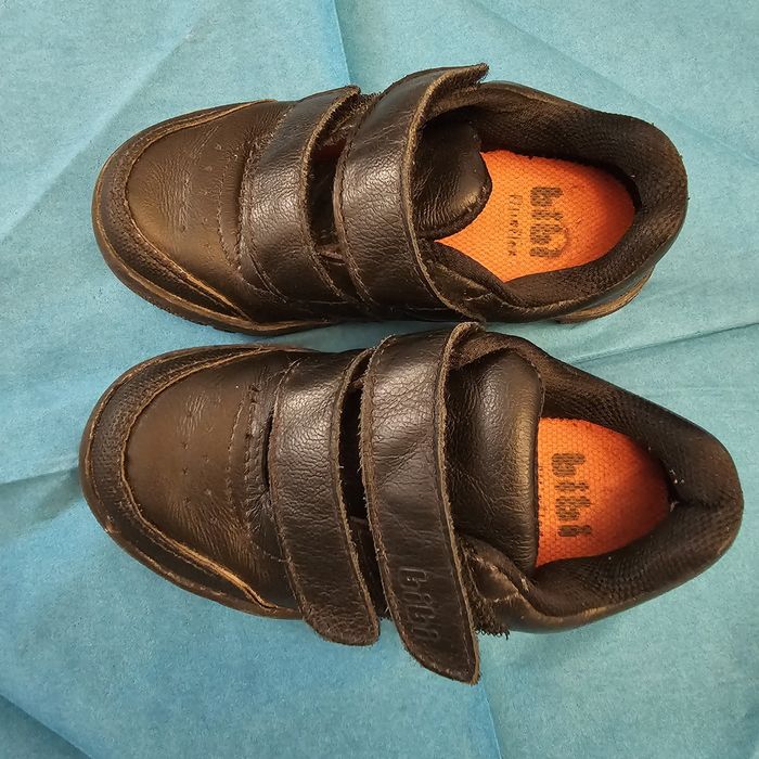 Pantofi de piele baieti, marimea 28, BIBI ROLLER COLEGIAL 2.0 negru