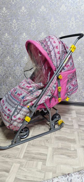 Продам коляску-сани 2в1 за 30000