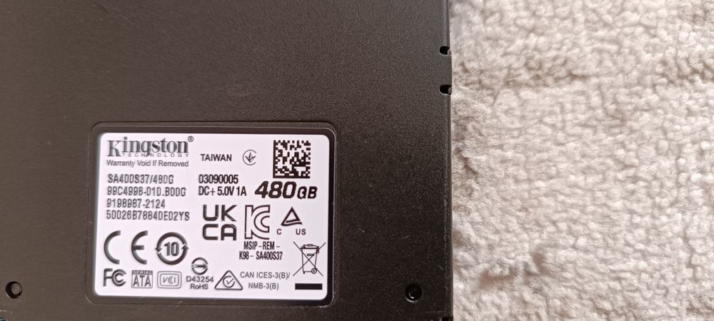 SSD Kingston 480Gb